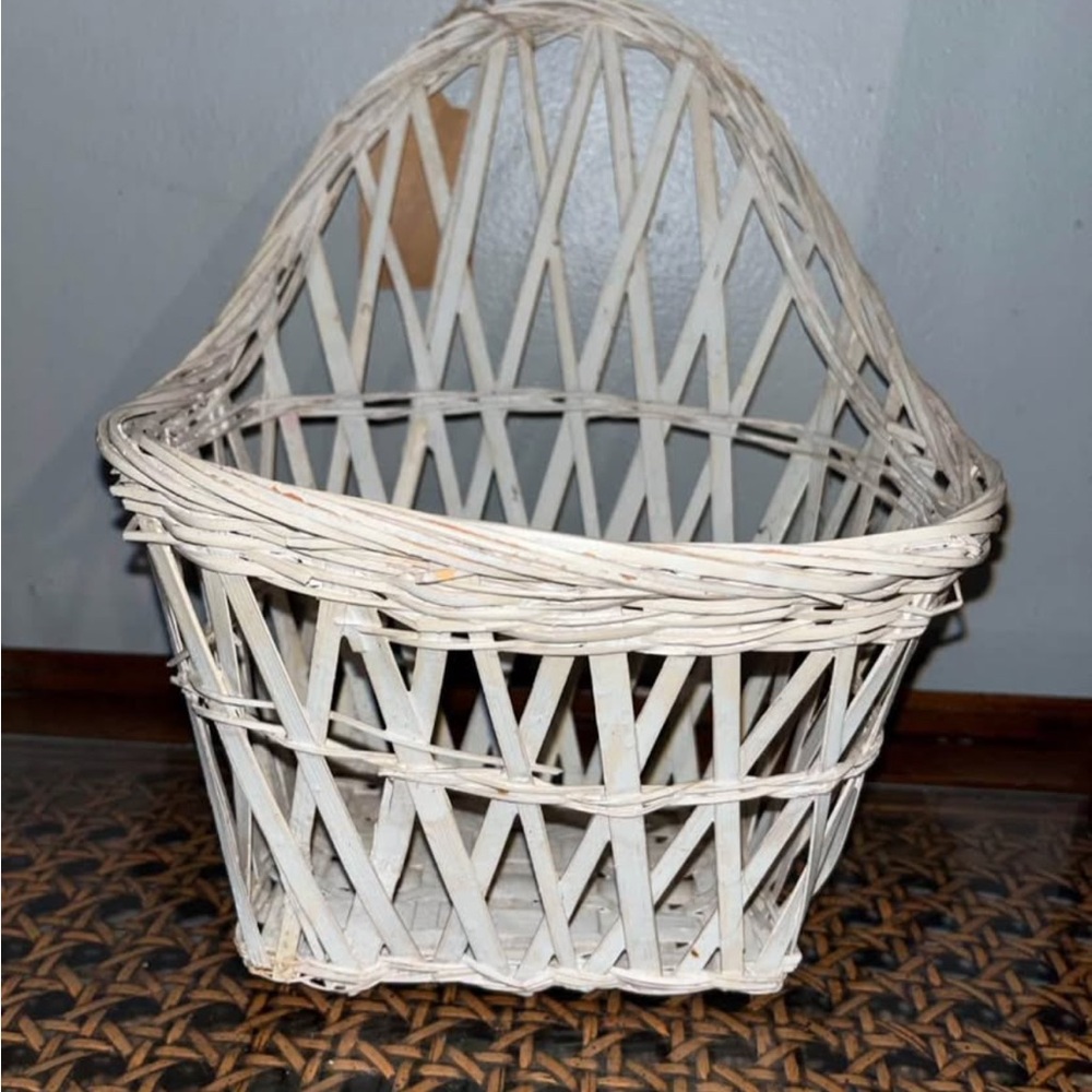 White Wicker Basket